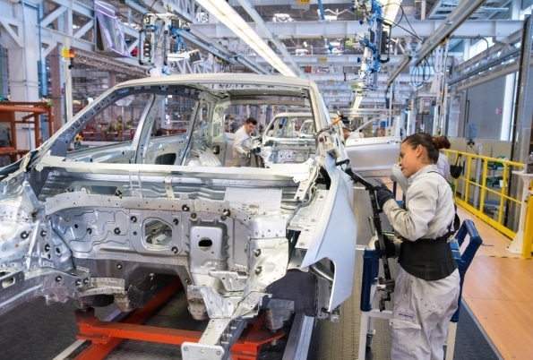 VW vehicle frame manufacturing