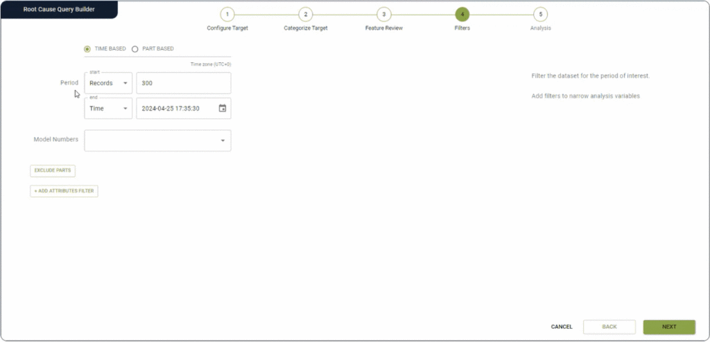 Automate root cause analysis in LinePulse Step 4 screenshot