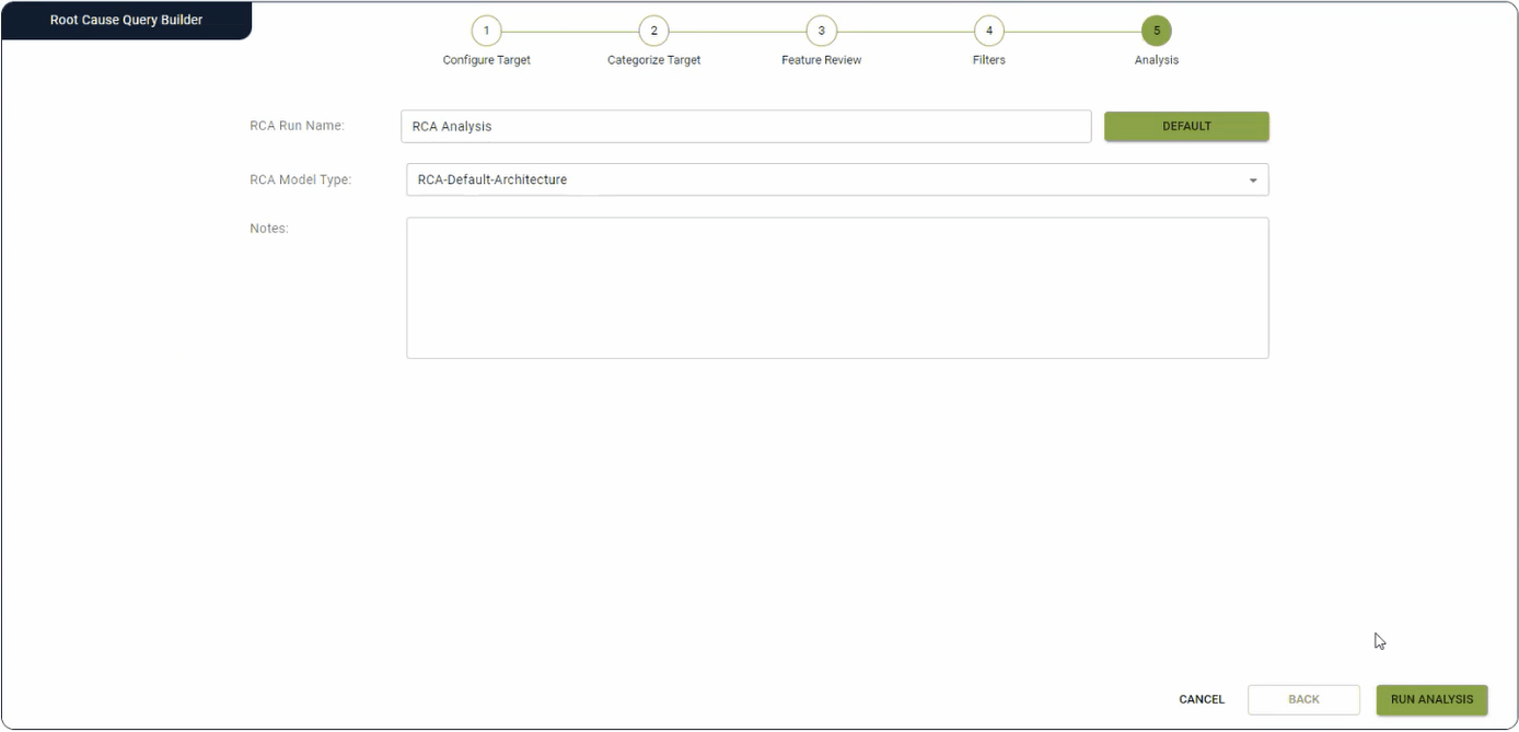Automate root cause analysis in LinePulse Step 4 screenshot